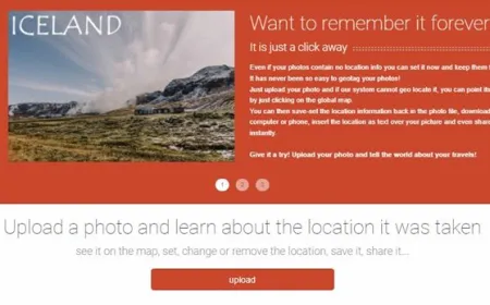 A digital photograph displays embedded GPS coordinates and camera metadata