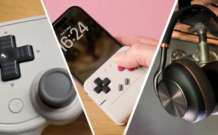 Gaming controller and audio gear arranged for hardware testing