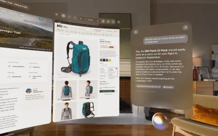 Apple VisionOS 27 interface demonstrating gaze tracking and AI contextual awareness for spatial computing.