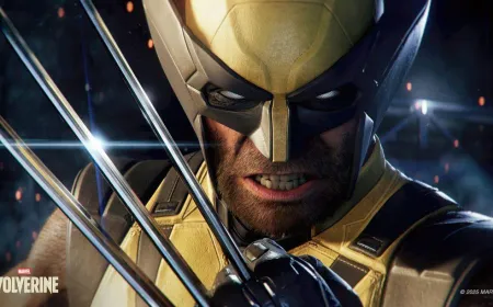 Wolverine demonstrates weighty combat and stealth mechanics in gameplay.