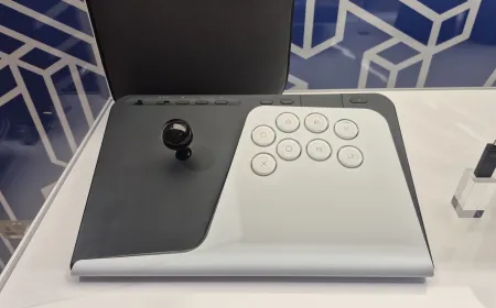 The Sony FlexStrike wireless fight stick for PlayStation 5 features an ergonomic design aimed at beginners.