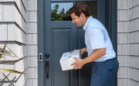 The Ring doorbell app displays the Familiar Faces feature with recognized visitor profiles and privacy settings.