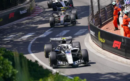 Kimi Antonelli celebrates his dominant Monaco Grand Prix victory after converting pole position into a win.