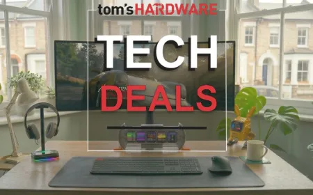 This arrangement shows technology gifts for parents including smart home devices, health wearables, and audio equipment.