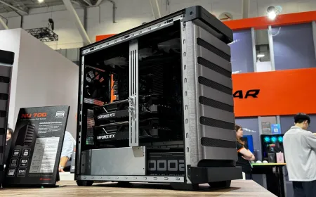 Cougar NU-series computer case and WS-series power supply unit for AI workstations