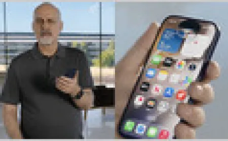 Apple's Siri AI interface with Dynamic Island-based layout, on-screen awareness, and personal context understanding.