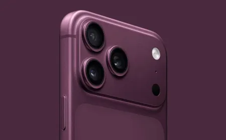 Leaked iPhone 18 Pro chassis in cherry, light blue, and dark gray metallic finishes
