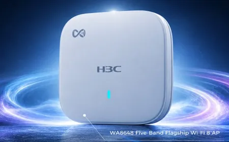 The H3C Wi-Fi 8 enterprise access point features a Broadcom chip to improve network stability and performance.