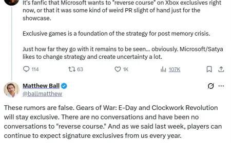 Graphic depicting Xbox executive commentary on Backtrack platform availability and shifting industry gaming models.
