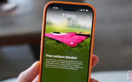 Branded outdoor blanket distributed through the T-Mobile Tuesday Blankie promotional program.