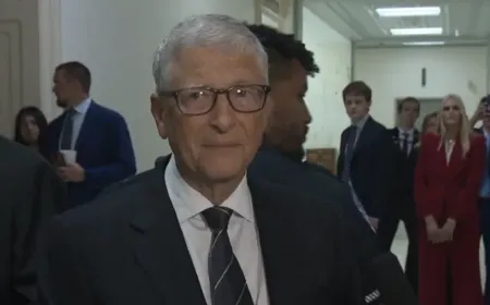 Bill Gates testifies before a congressional committee regarding his past ties to Jeffrey Epstein.