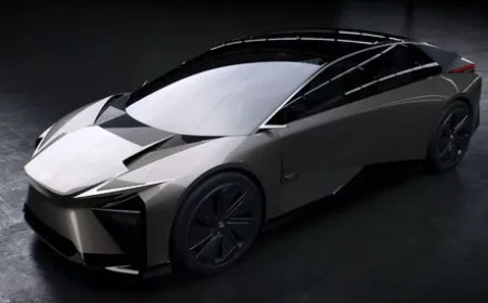 The Lexus LF-ZC concept vehicle illustrates the paused development of the next generation electric platform.