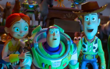 Graphic illustrating the predicted October Disney+ release date for Toy Story 5.