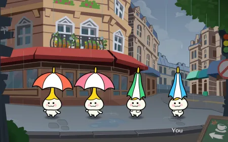 This Nintendo Switch gameplay screenshot displays a rhythm minigame interface with timing indicators and animated characters.
