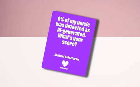 The Deezer AI music scanner analyzes streaming playlists to identify machine-generated tracks.