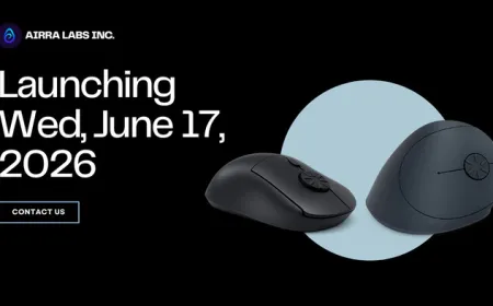 The Airra rotary mouse features a redesigned scroll wheel mechanism for improved workflow efficiency.