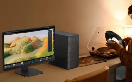 The Asus V700 Mini Tower desktop computer features a wood-grain exterior chassis design.