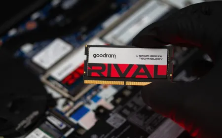 Goodram RIVAL DDR5 SODIMM memory modules are designed for gaming laptops and compact mobile workstations.