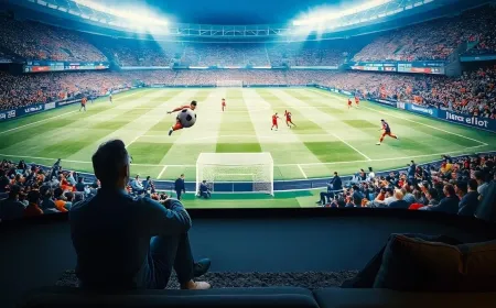A home projector displays a sports broadcast on a large wall screen.