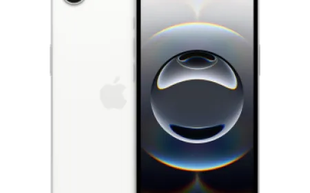 Side by side comparison of the Google Pixel 10a and Apple iPhone 16e compact smartphones