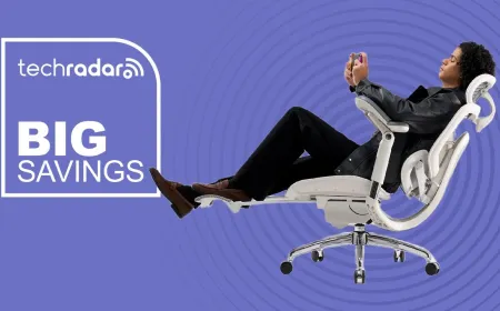 The Sihoo Doro C300 Pro V2 ergonomic chair features adjustable lumbar support and multi-directional armrests.