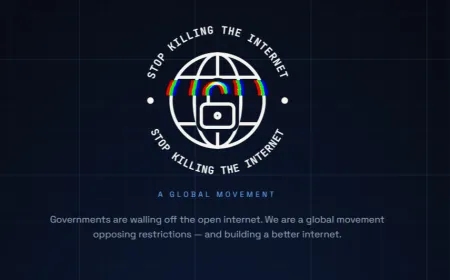 Protesters rally to defend open internet access during the Stop Killing the Internet campaign against UK teen social media...