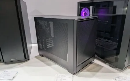 Chieftec Computex 2026 display of practical computer chassis, cooling systems, and power supplies.