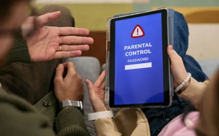 iPhone screen displaying new iOS parental control settings for app approvals and screen time management