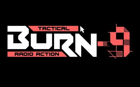 Burn-9 game interface displaying radio communication mechanics and tactical command elements