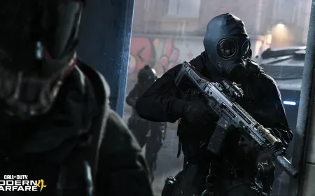 A tactical soldier stands in a realistic urban setting, reflecting the game's pivot toward grounded aesthetics.