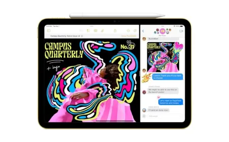 Eleven-inch iPad displayed in multiple colors alongside its new $299 price
