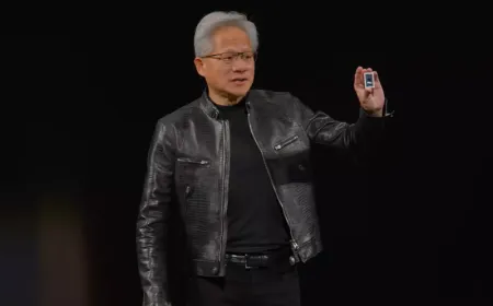 AMD and Nvidia logos appear side by side to represent their competition in the local AI PC market.