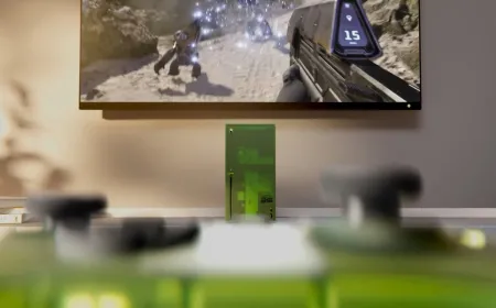 Graphic illustrating the integration of Xbox gaming platforms with Windows operating systems