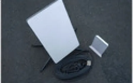 A Starlink satellite dish is mounted on a rooftop for internet connectivity.