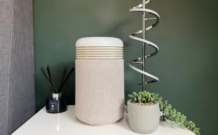 The Blueair Mini Restful compact bedside unit combines air purification, a sunrise alarm, and a USB-C charger.