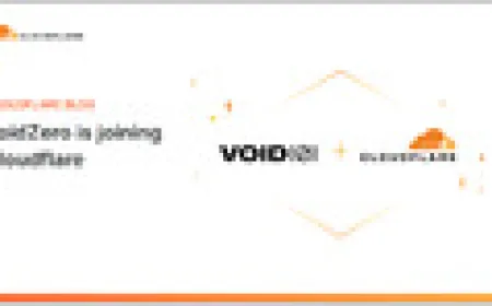 Cloudflare and VoidZero logos are displayed together to mark the acquisition.
