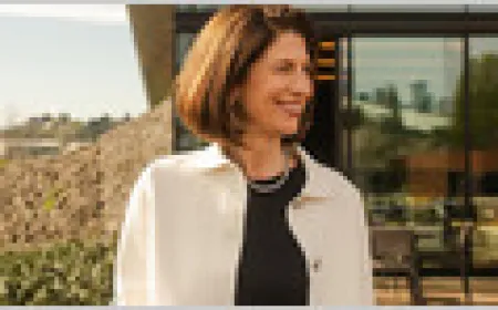 Ariane Gorin, chief executive officer of Expedia, poses for a professional portrait.