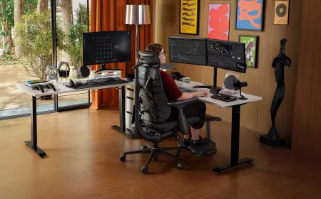 The LiberNovo Maxis chair provides deep seating and progressive recline mechanics for larger professionals.