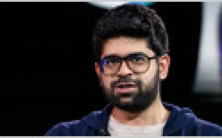 Perplexity CEO Aravind Srinivas speaks during a CNBC interview about the company's 2028 IPO plans.