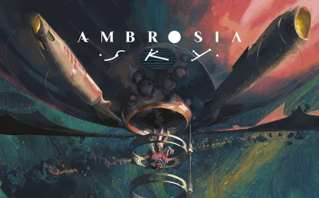 Ambrosia Sky Act Two update featuring Saturn ring outpost exploration and new environmental hazards.