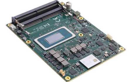 The Axiomtek CEM570 module features an Intel Core Ultra processor for industrial edge computing applications.