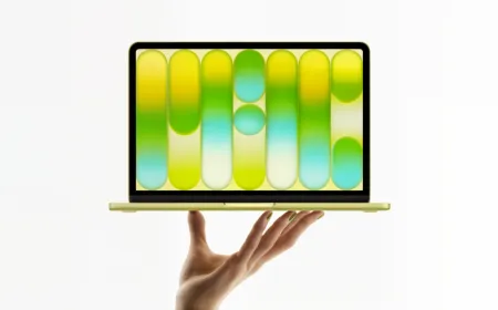 Apple MacBook Neo laptop displayed on a neutral background