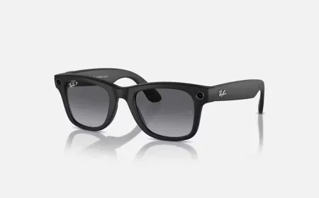 A person wearing Meta smart glasses highlights the privacy concerns surrounding facial recognition technology.