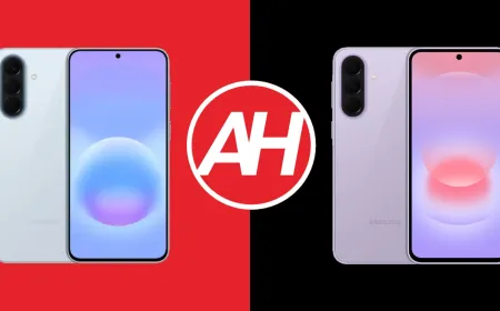 The Samsung Galaxy A57 and A37 smartphones sit side by side to highlight their physical design differences.