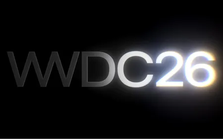 Apple presents its WWDC 2026 keynote stage with a focus on artificial intelligence and leadership transition.