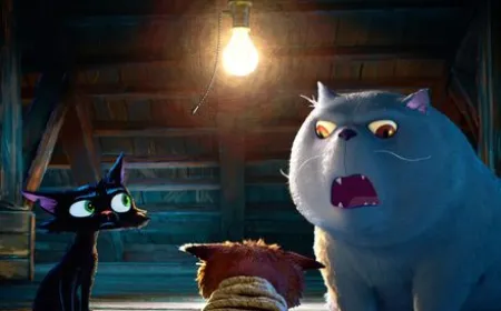 Nero the black cat navigates a hand-painted Venetian setting in the first trailer for Pixar's animated film Gatto.