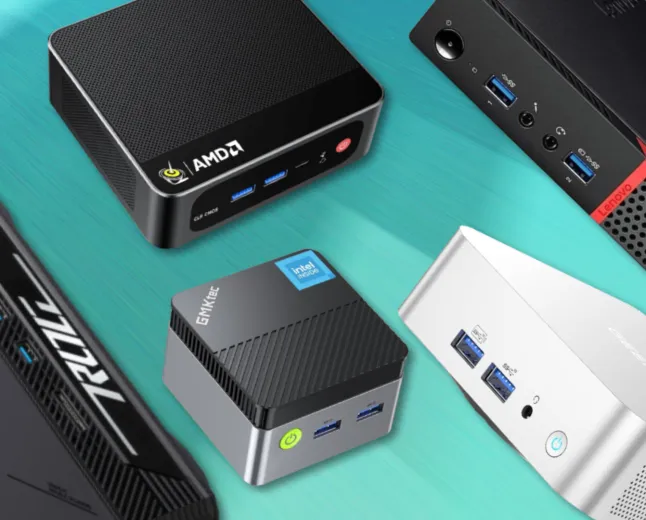 Mini PC deals featuring GMKtec and Kamrui devices with Intel and AMD processors for gaming and productivity.