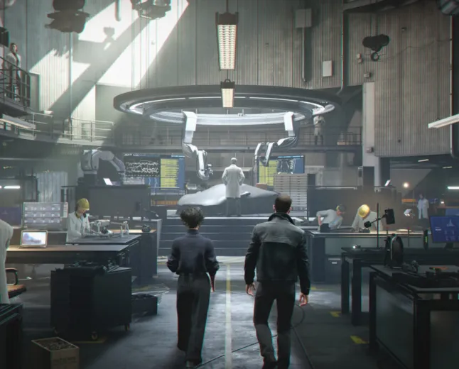 Promotional artwork for the James Bond stealth game 007 First Light