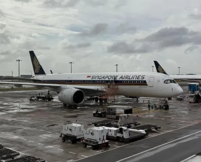 Singapore Airlines showing World Cup 2026 matches live on selected flights via KrisWorld Live TV.