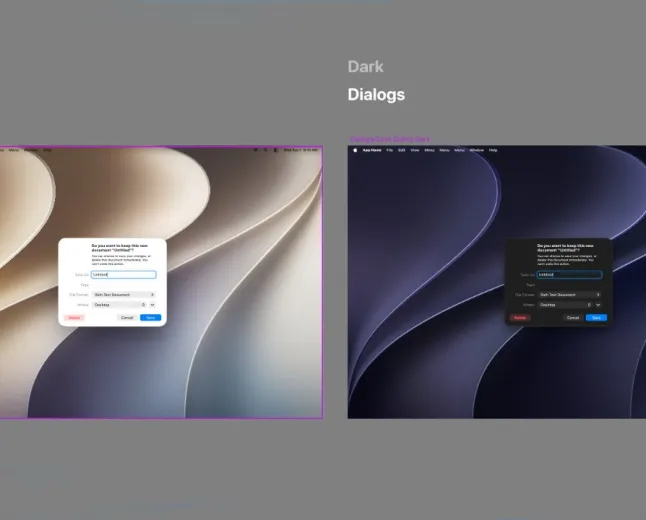 Apple iOS 27 Liquid Glass design components and interface templates